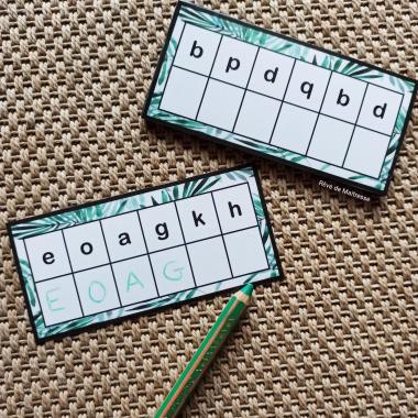 Correspondance Des Lettres Capitale Script