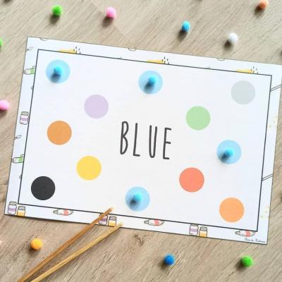 LES PLANCHES DES COULEURS - ANGLAIS -