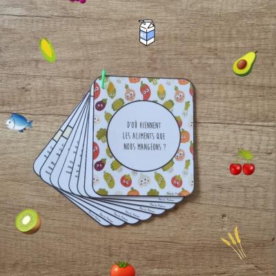 CARTES INFORMATIVES - ORIGINE ANIMALE OU VEGETALE