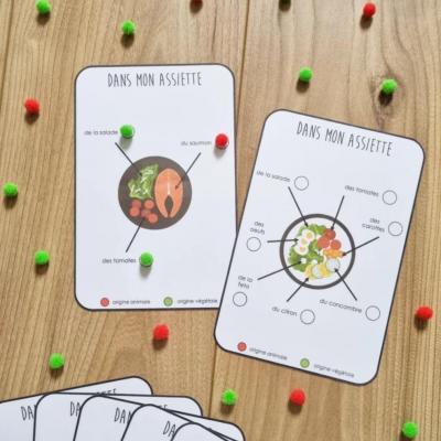 DANS MON ASSIETTE - ORIGINE ANIMALE OU VEGETALE